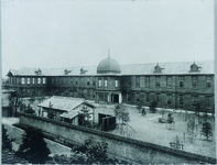 徳島県立徳島高等女学校　徳島県女子師範学校（明治４１年併設）当時の新築校舎