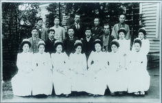 若林病院看護婦の卒業記念