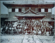 徳島県統計講習会記念撮影物産陳列所