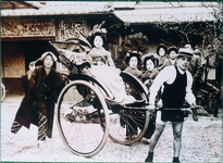 偕楽園送迎　人力車