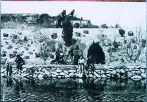 袋井川の改修工事