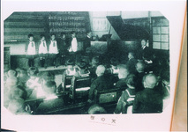 師範学校　付属小での実習授業