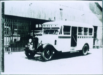 徳島市ﾊﾞｽ（車庫前）１９３６式ｼﾎﾞﾚｰ