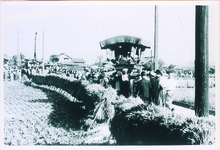 八幡神社祭礼　昔は町を練った