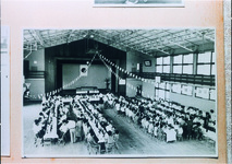 八万中学校体育館落成