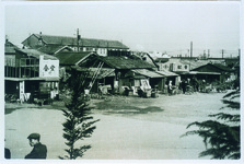 駅前ロータリー付近移転状況（西側）