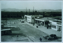 建設中の駅前広場