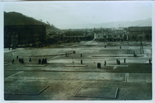 建設中の駅前広場