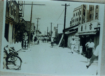 新町橋通りの状況　丸新西横