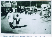 新町橋南詰より新町を望む
