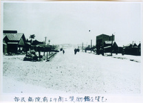 徳島駅蔵本線・元町安宅線　市民病院より商工奨励館を望む