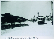 徳島駅蔵本線・安宅線　八百屋町ﾛｰﾀﾘｰより元町を望む