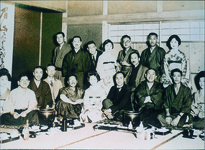 偕楽園での宴会