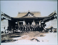 徳島県護国神社建築時の大工の記念集合写真