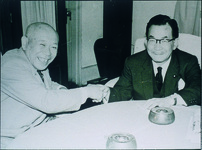 原菊太郎　三木武夫と共に