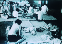 台風２２号　徳島市議場への避難住民