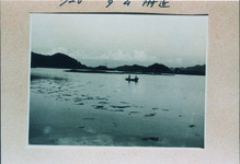 沖浜ダム（冷田川樋門）付近　川漁