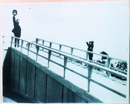 名東郡奉迎場　名東第一中学校