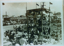 元町ロータリーの盆踊り