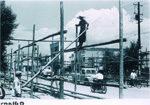 阿波踊り桟敷づくり