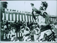 阿波踊り　桟敷客