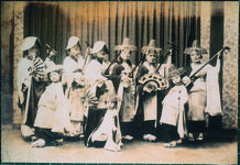 阿波踊り　妹の静子（きよこ）さんが習っていた、日本舞踊の教室の一門