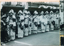 御大典記念　西新町正価堂洋品店前