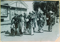 新町橋での阿波踊り