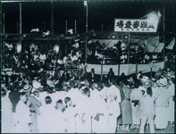 阿波踊り　ＪＯＨＫの提灯が写っている