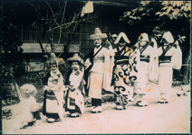 阿波踊り　妹の静子さんが習っていた、日本舞踊の教室の一門