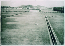 完成した流下式塩田