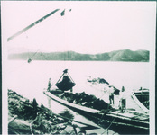 海粘土の陸揚げ風景