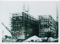 建設中の町営富岡団地