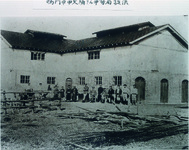 第一期工事完成時の富田畜産部牧舎