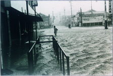 ジェーン台風　旧鳴門駅前