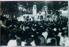 妙見山での慰霊祭