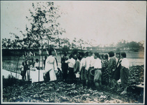 里浦青少年団神餅田田植式