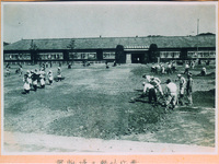 里浦小　運動場整地