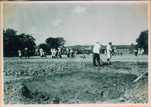 里浦小　運動場整地