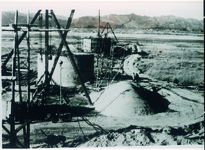 建設中の名田橋