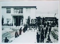 藍園村役場での公民館祭り