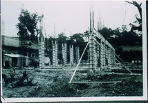 板野東小　建設中の新校舎