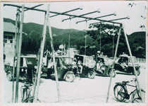 御所中　校庭整地のトラック