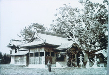 大地神社の石段改修の記念写真