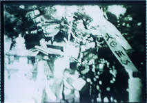 出初式、町内巡回（Ｓ9～13高野勧・松茂尋常小学校校長撮影の映画ﾌｨﾙﾑ）