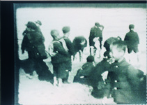 松茂尋常高等小学校　月見ヶ丘海岸への遠足（Ｓ9～13高野勧・松茂尋常小学校校長撮影の映画ﾌｨﾙﾑ）