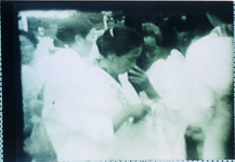 国防婦人会の千人針（Ｓ9～13高野勧・松茂尋常小学校校長撮影の映画ﾌｨﾙﾑ）