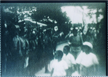 出征兵士を送る（Ｓ9～13高野勧・松茂尋常小学校校長撮影の映画ﾌｨﾙﾑ）