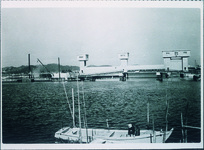 建設中の旧吉野川河口堰