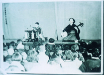 松茂座での浄瑠璃